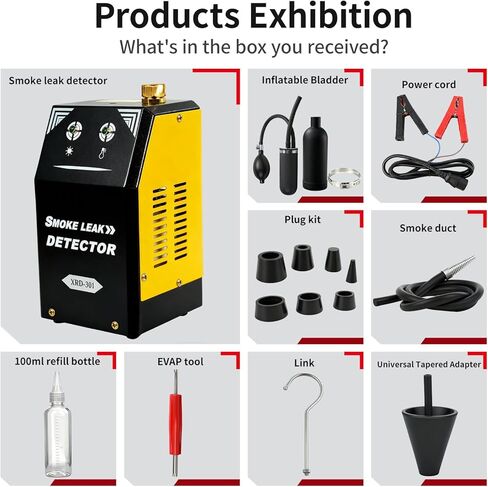 Automotive Smoke Machine with Built-in Air Pump-12V DC Smoke Machine for 12V Cars, Motorcycles, Trucks, Boats & ATVs in Saudi Arabia