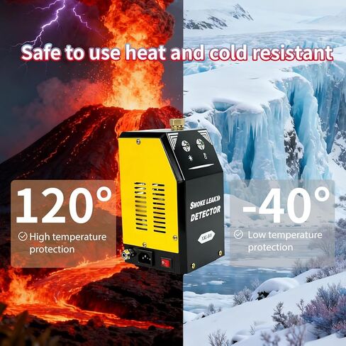 Automotive Smoke Machine with Built-in Air Pump-12V DC Smoke Machine for 12V Cars, Motorcycles, Trucks, Boats & ATVs in Saudi Arabia