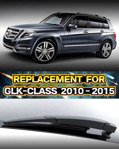 Rear Wiper Arm Blade Assembly, Replacement for Mercedes-Benz GLK-Class 2010–2015 (GLK250, GLK350) | Back Windshield Wiper Blade Arm Set, With Rear Window Wiper Arm Nut Cap Cover Accessories in Saudi Arabia