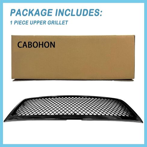 Front Bumper Upper Grille For 1994-2001 Dodge Ram 1500 1994-2002 Ram 2500 3500 Glossy Black Mesh Front Grill in Saudi Arabia