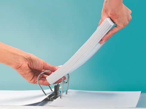 Leitz 10155020 Quality Folder Plastic Cover (A4, 5.2 cm Spine Width) Light Red (Pack of 5) in Saudi Arabia