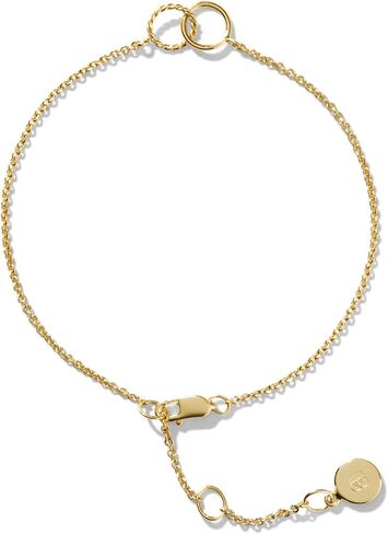 Ana Luisa 10K Solid Gold Pearl Station Bracelet - Hypoallergenic, Water-Resistant, Recycled Solid Gold with Freshwater Pearls - Elegant Gold Bracelet for Everyday Wear - Women Gift Ideas - Gold, 6" in Saudi Arabia