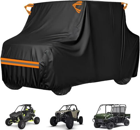 Heavy Duty UTV Cover for CF Moto UFORCE U10 Pro Highland 2026-pr, Water Resistant All-Weather Utility Vehicle Cover, Windproof Side-by-Side Cover for Outdoor Storage in Saudi Arabia