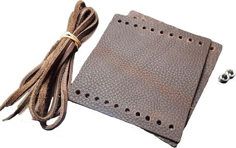 Heavy Duty Brown Leather Motorcycle Grip Covers for HD Motorcycles in Saudi Arabia
