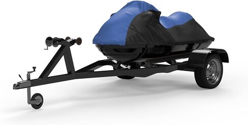 غطاء Max Jet Ski المقاوم للطقس متوافق مع 2008-2009 SEA DOO GTX 215/155 - - جميع الأحوال الجوية - يحمي من المطر والشمس والأشعة فوق البنفسجية والمزيد - يتضمن أشرطة المقطورة وحقيبة التخزين in Kuwait