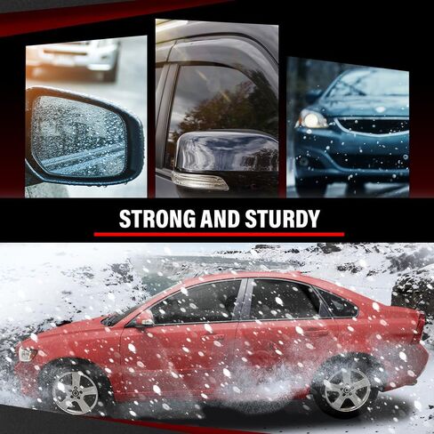 زوج غطاء غسالة المصباح الأمامي الأيسر والأيمن متوافق مع فولفو S40 V50 2008-2012 39886377، 39886397 أسود لامع in Kuwait