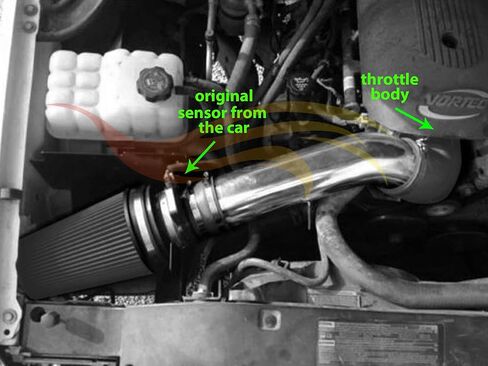 RSG Heat Shield Air Intake Kit with BLACK Filter Compatible For 2007-2008 GMC Yukon & Chevrolet Tahoe with 4.8L / 5.3L V8 ONLY in Saudi Arabia