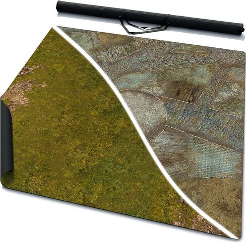 بساط معركة مطاطي مزدوج الجوانب مقاس 4 × 4 بوصات من Warzone Studio: Homeland + Zolotograd + حقيبة in Kuwait