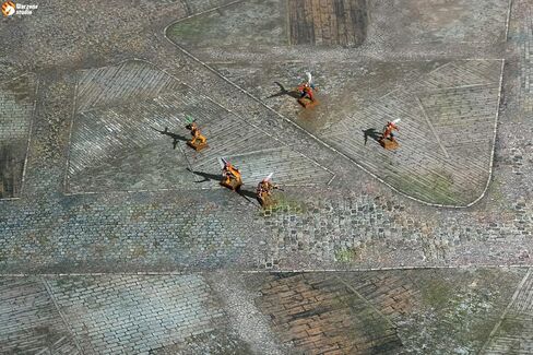 بساط معركة مطاطي مزدوج الجوانب مقاس 4 × 4 بوصات من Warzone Studio: Homeland + Zolotograd + حقيبة in Kuwait