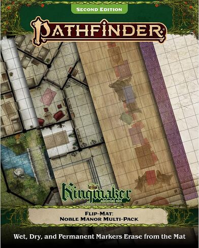 Pathfinder Flip-Mat Multi-Pack Noble Courts - 4 خرائط معركة للقصر وغرف العرش للعبة Kingmaker RPG in Kuwait