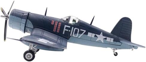 F4U-1 Pirate Fighter Jet Model, 1:72 Scale Metal Pre-Assembled Airplane, Highly Simulation Military Aircraft for Desktop Display or Decor. in Saudi Arabia