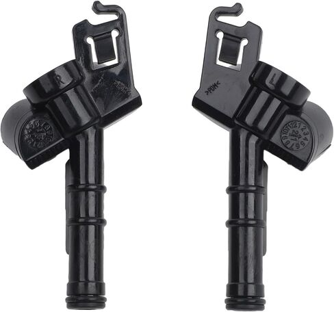 Pair Headlight Washer Nozzle for Volvo C30 S40 V50 C70, Plastic Spray Jet Cleaner Replacement Part OE 30698422 30698423 in Saudi Arabia