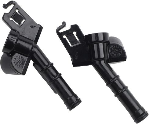Pair Headlight Washer Nozzle for Volvo C30 S40 V50 C70, Plastic Spray Jet Cleaner Replacement Part OE 30698422 30698423 in Saudi Arabia