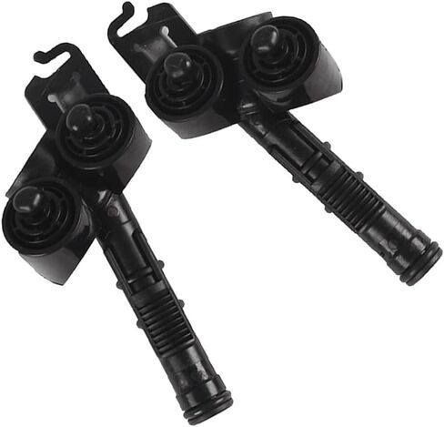 Pair Headlight Washer Nozzle for Volvo C30 S40 V50 C70, Plastic Spray Jet Cleaner Replacement Part OE 30698422 30698423 in Saudi Arabia