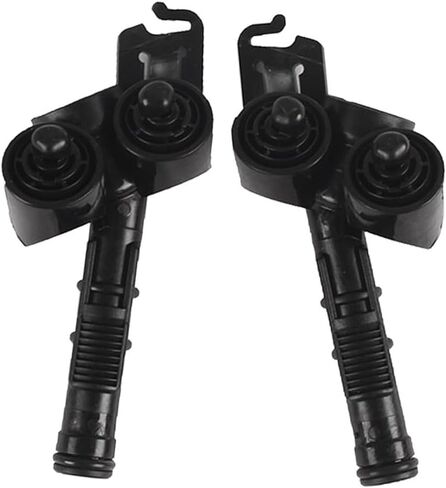 Pair Headlight Washer Nozzle for Volvo C30 S40 V50 C70, Plastic Spray Jet Cleaner Replacement Part OE 30698422 30698423 in Saudi Arabia
