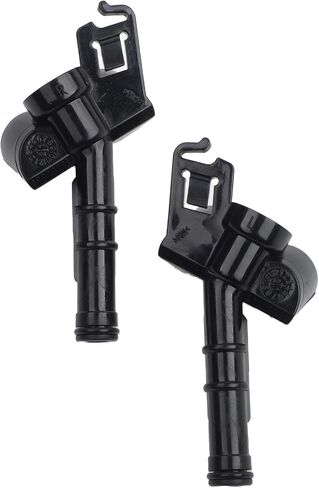 Pair Headlight Washer Nozzle for Volvo C30 S40 V50 C70, Plastic Spray Jet Cleaner Replacement Part OE 30698422 30698423 in Saudi Arabia