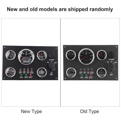 24V Gauge Cluster Oil Pressure Level Water Temperature Voltage Display with Ignition Keys in Saudi Arabia
