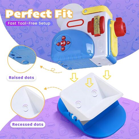 حامل جهاز عرض قابل للتعديل من COBEAR لجهاز Little Tikes Story Dream Machine، حامل حامل ثلاثي الزوايا، مناسب بشكل آمن لآلة Story Dream وكتب القصص in Kuwait