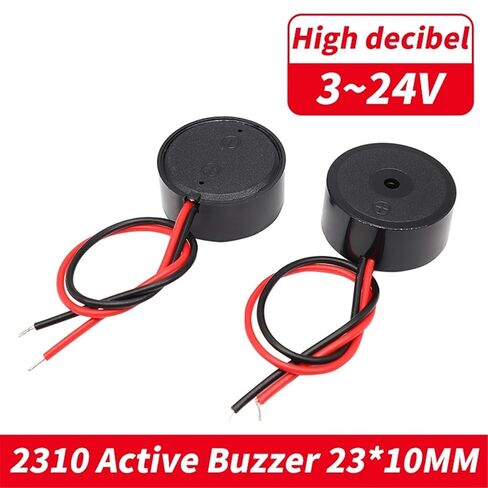 1 قطعة 2310 2310 23*10 مللي متر 3-24 فولت تيار مستمر إنذار الصوت الإلكترونية النشطة بيزو الطنان مع مكونات صوتية الأسلاك in Kuwait