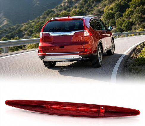 مصباح الفرامل الثالث الثالث مصباح توقف عالٍ متوافق مع 2012 2013 2014 2015 2016 Honda CRV CR-V Repalcement 34270-TFC-H01 34270-T0A-A01 (أحمر) in Kuwait