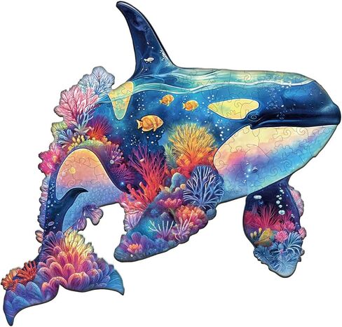 Wooden Puzzle for Adults, Wooden Ocean Odyssey Puzzle, Wood Puzzles Adult, Birthday for Women Men, Family Puzzle Game (L- 13.4 * 11.5 in 230 pcs) in Saudi Arabia