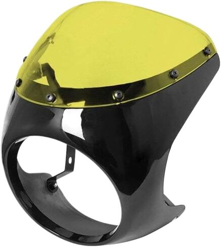 Motorbike Contrasting Color Windscreen Compatible with Motorcycle Windshield Fairing Protector Universal in Saudi Arabia