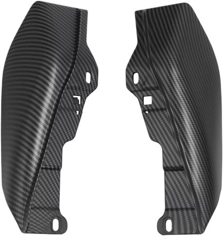 Motorcycle Mid Frame Air Deflector Compatible with Touring Road King 2009 2024 Carbon Fiber(Vivid Black) in Saudi Arabia