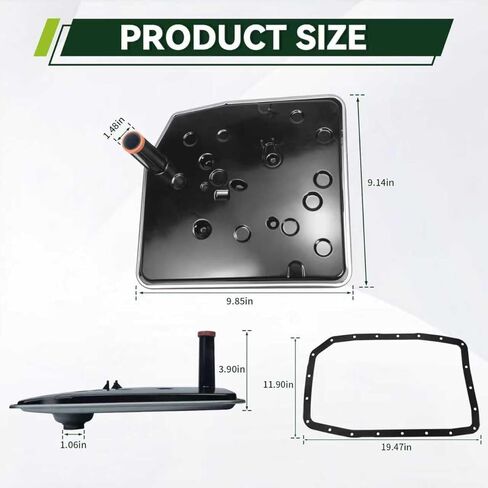 YEEDO 6R80 Transmission Filter Oil Pan Gasket Kit Fit for Ford Expedition F-150 F-250 F-350 Super Duty Mustang, Lincoln Navigator Replaces FT-188, BL3P7G186AA in Saudi Arabia