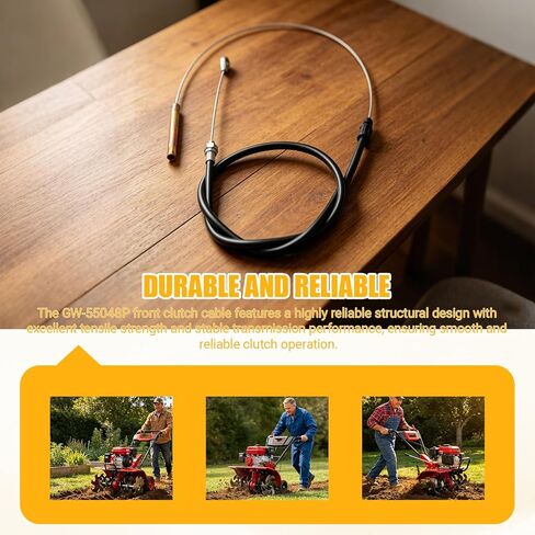 كابل القابض الأمامي GW-55048P متوافق مع Troy Bilt Bronco Tiller 12209 12060 12210 12180، يستبدل GW-55048، 55048 in Kuwait