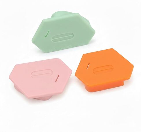 3PCS Magnetic Seam Guide for Sewing Machine, Plastic Fabric Edge Gauge Tools, Pastel Colors, Hexagon Shape for Quilting, Stitching, Craft and DIY Sewing Projects in Saudi Arabia