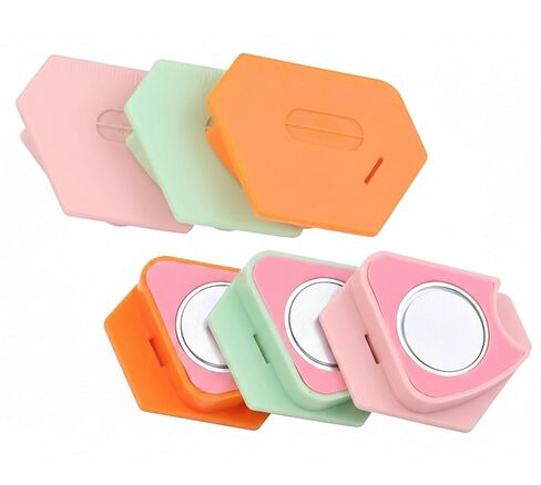 3PCS Magnetic Seam Guide for Sewing Machine, Plastic Fabric Edge Gauge Tools, Pastel Colors, Hexagon Shape for Quilting, Stitching, Craft and DIY Sewing Projects in Saudi Arabia