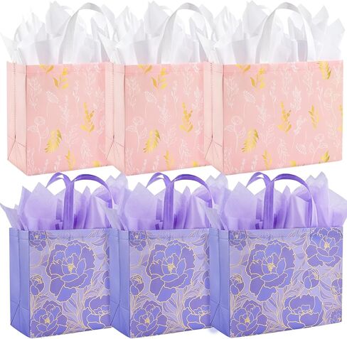 YANGTE 2 Pack 13" Large Father's Day Gift Bags with Tissue Paper and Cards, Reusable Non-Woven Fathers Day Bags with Handle for Best Men, Funny Dad Gift Wrap Bags for Presents, Party Favors Supplies in Kuwait