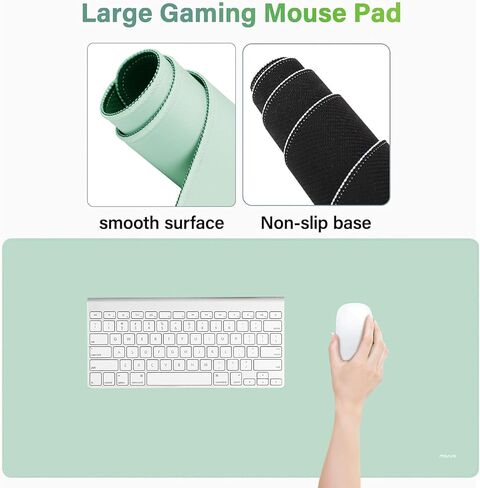 MOSISO Keyboard Mouse Pad Set, Large Gaming Mousepad&Keyboard Wrist Rest&Wrist Rest for Mouse&Coaster Set, Ergonomic Non-Slip Mousepad&Easy Typing Cushion with Memory Foam for Home Office, Purple in Saudi Arabia