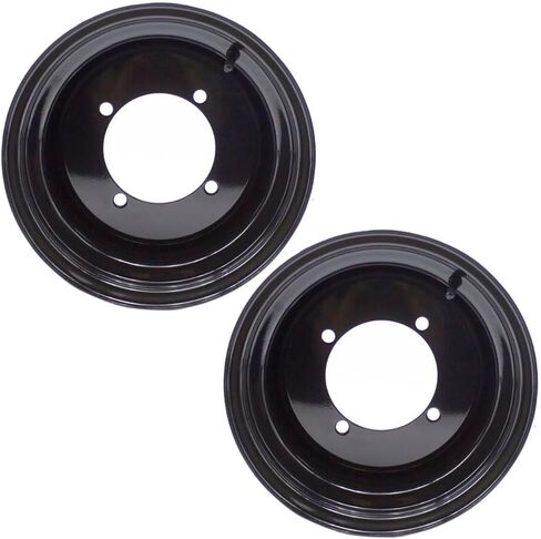 2 حزمة 12x7 ATV الحافات UTV عجلة الحافات الفولاذية 4/137 12x7 إزاحة 4 + 3 لـ Kawasaki Teryx 4 Mule 500 520 550 610 (غير مناسب Teryx KRX1000) in Kuwait