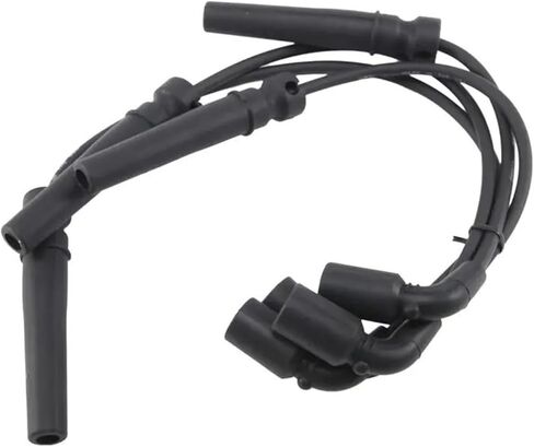 H5-4Pcs سلك توصيل شرارة متوافق مع Excelle 1.6 Aveo Cruze KALOS REZZO DAEWOO LANOS Nubira 96497773 in Kuwait