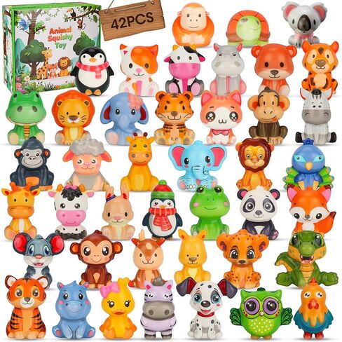 30 Pcs Party Favors Kids, Animal Squishy Toys for Goodie Bag Stuffers, Pinata Stuffers, Birthday & Back to School Gifts, Treasure Box Prizes for Classroom, Small Gifts Party Bags in Saudi Arabia