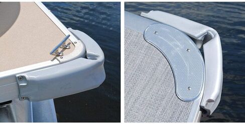 Taylor Made Pontoon Corner-Gard Boat Fender, 3" W x 12" L, PVC Construction Provides Cushioned Protection When Docking, Mounts Over Factory Aluminum Corner, Includes Fasteners – 31038 in Kuwait