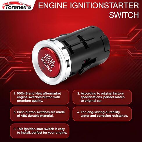 35881-T5H-H41 Ignition Starter Switch for Honda FIT 2015-2018, Start Stop Push Button One-Button Switch Replaces 35881T5AJ01 35881T5AJ02 in Saudi Arabia