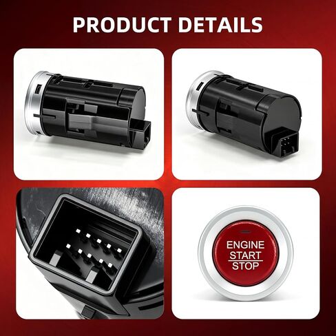 35881-T5H-H41 Ignition Starter Switch for Honda FIT 2015-2018, Start Stop Push Button One-Button Switch Replaces 35881T5AJ01 35881T5AJ02 in Saudi Arabia