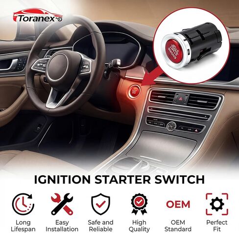 35881-T5H-H41 Ignition Starter Switch for Honda FIT 2015-2018, Start Stop Push Button One-Button Switch Replaces 35881T5AJ01 35881T5AJ02 in Saudi Arabia