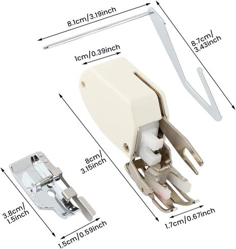 Open Toe Walking Foot W/Guide for Brother Sewing Machine Quilting,Sewing Presser Foot Stitch Through Multiple Layers and Match Prints Fits for Janome,Singer Sewing Machines in Saudi Arabia
