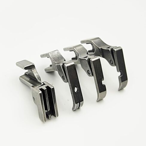 4PCS All Steel Different Zipper Presser Foot P36N+P36LN+P363+S518N for Industrial Single Sewing Machines in Saudi Arabia
