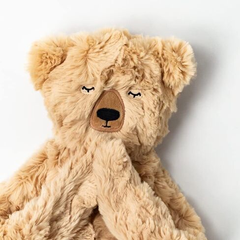 Slumberkins Honey Bear Snuggler & Affirmation Card Bundle | Promotes Gratitude, Respect & Sharing | Social Emotional Tools for Ages 0+ (Honey Bear Snuggler Plush + Affirmation Card) in Saudi Arabia