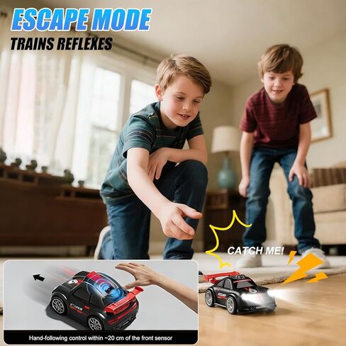 سيارة RC صغيرة مع كاميرا، سيارة سباق FPV بشاشة 2.4 بوصة مع بطاقة 8G، قابلة لإعادة الشحن بزاوية 360 درجة للأطفال، سيارة سباق صغيرة RC تحكم مزدوج عبر المركبات التي يتم التحكم فيها عن بعد والتطبيق، أوضاع المتابعة/الهروب/التجريب in Kuwait