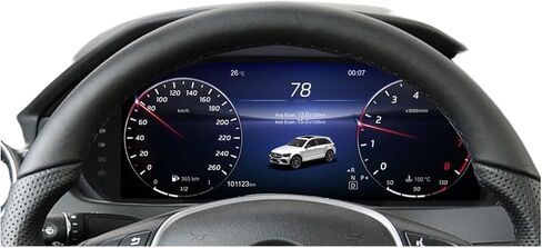 مجموعة أدوات رقمية مقاس 12.3 بوصة متوافقة مع لوحة قياس لوحة القيادة Mercedes-Benz C-Class W204 (2011–2014) NTG 4.5 in Kuwait