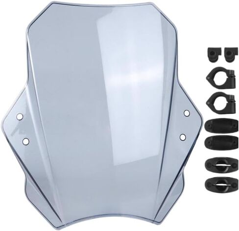Motorcycle Windscreen Compatible with FZ1 FZ8 MT-01 MT-03 MT-07 MT-09 MT-125 2022 2023(Dark Grey) in Kuwait