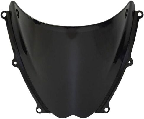 Motorcycle Double Bubble Windscreen Compatible with GSXR1000 GSXR 1000 K7 K8 2007 2008(Black) in Saudi Arabia