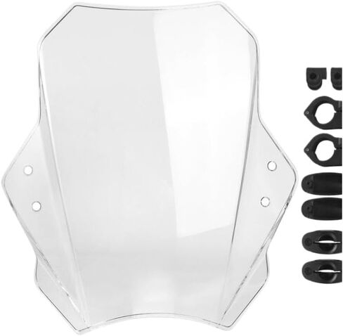 Motorcycle Windscreen Compatible with FZ1 FZ8 MT-01 MT-03 MT-07 MT-09 MT-125 2022 2023(Clear) in Kuwait
