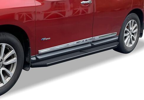 APS Black Running Boards Style Compatible with Nissan Pathfinder 2013-2021 (Exclude Platinum) & Infiniti QX60 2013-2016 (Nerf Bars Side Steps) 6in Wide in Saudi Arabia