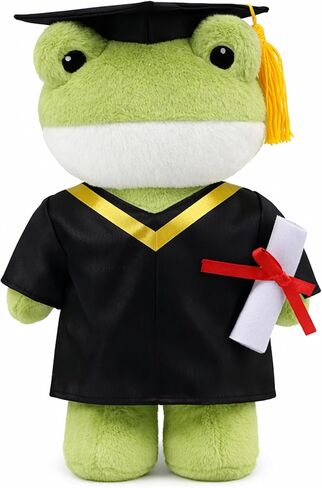 2026 Graduation Elephant Stuffed Animal – Soft Plush Toy with Graduation Cap, Gown & Diploma, Ideal Gift & Party Decor (Elephant) in Saudi Arabia